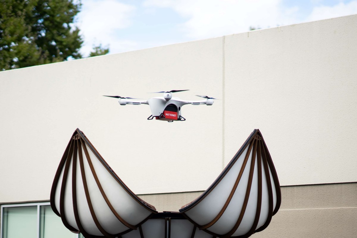 Matternet drone delivery silicon valley california nhs london medical