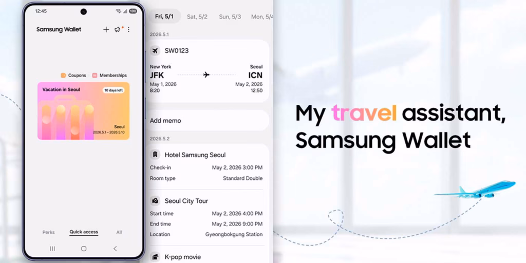 Samsung Wallet запускає функцію 'Trips' для зручного планування подорожей