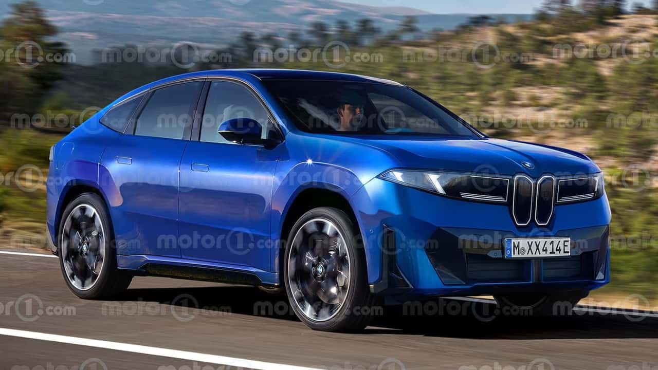 2027 BMW iX4 rendering by Motor1