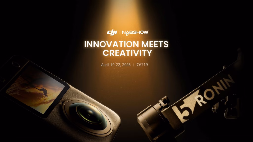 Не пропустіть стенд DJI на NAB 2026