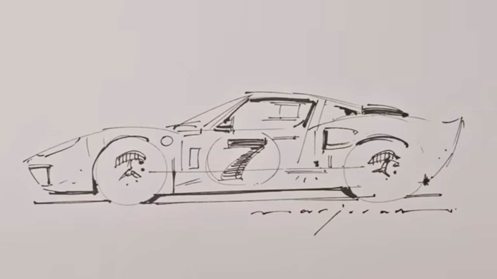 Як намалювати Ford GT40