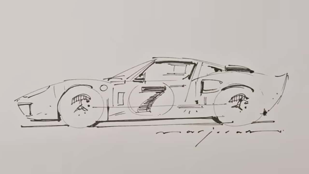 Ескіз Ford GT40