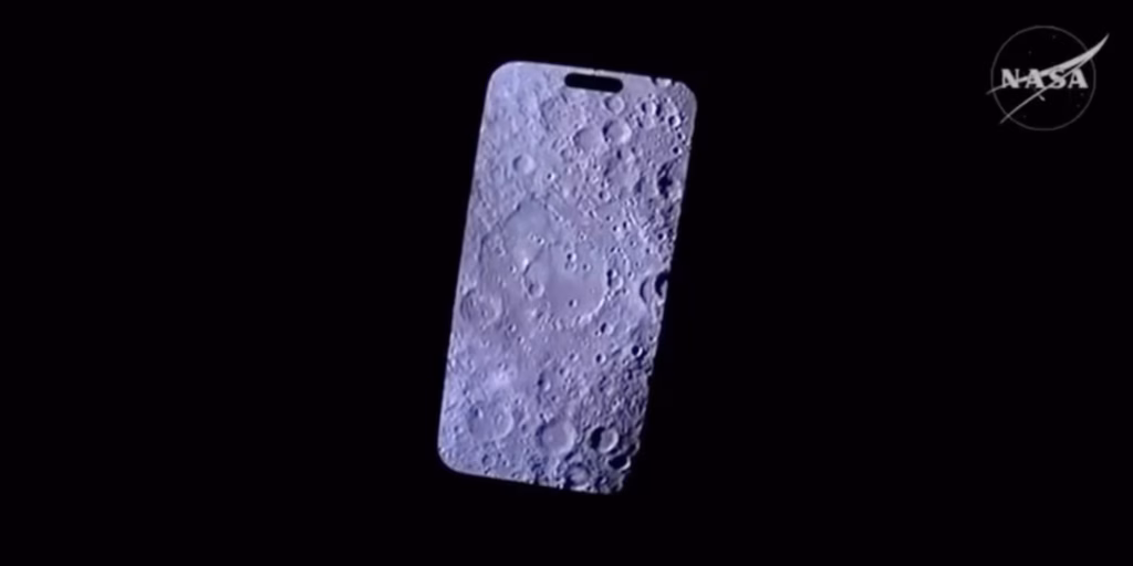 Астронавт Рейд Уайзмен зробив неймовірне фото місячної поверхні на iPhone