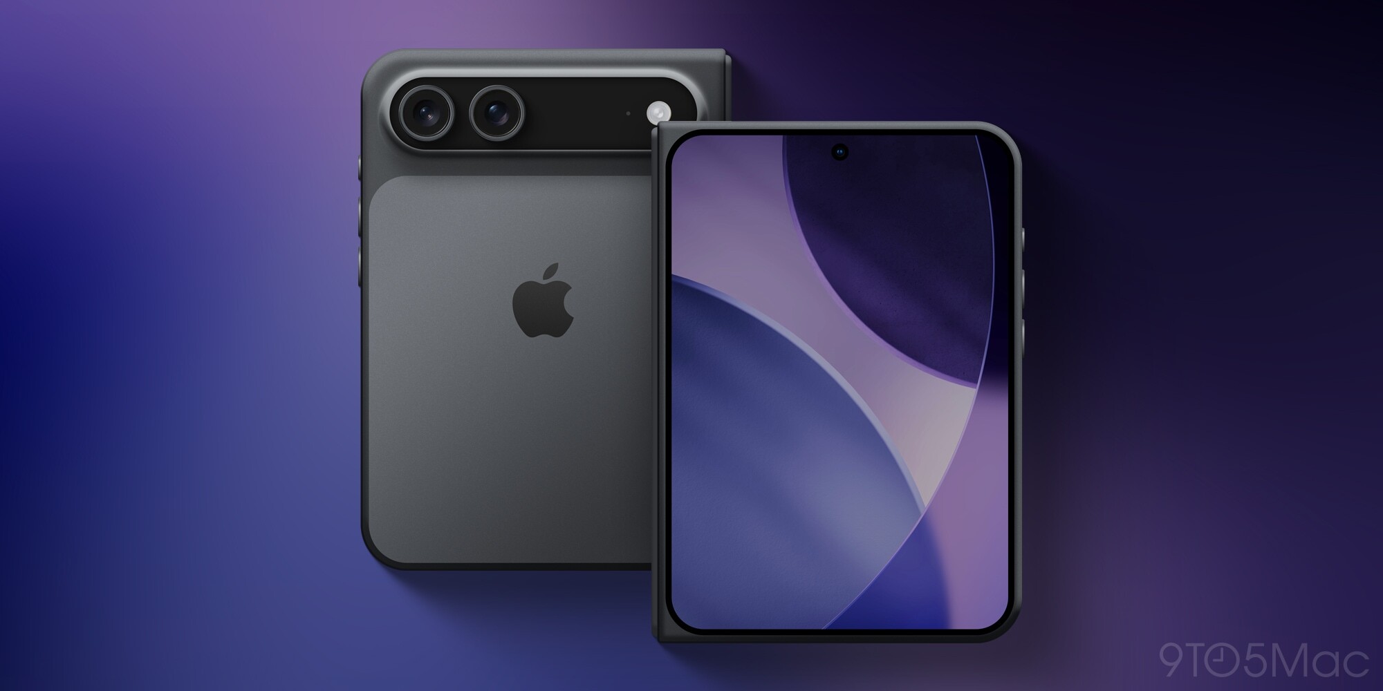 Мокап складаного iPhone