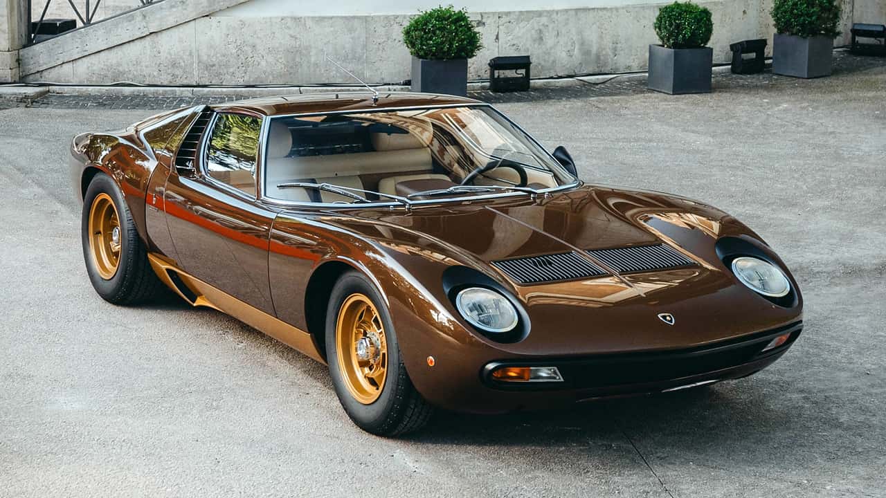 Lamborghini Miura SV (1972) на Anantara Concorso Roma