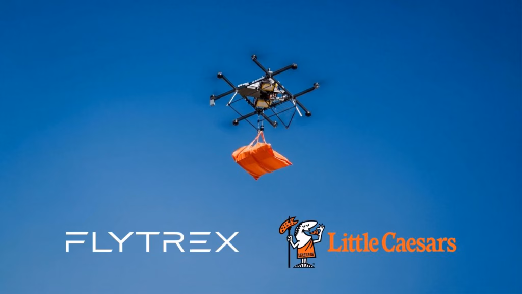 Дрон для доставки піци: Little Caesars та Flytrex запускають нову послугу