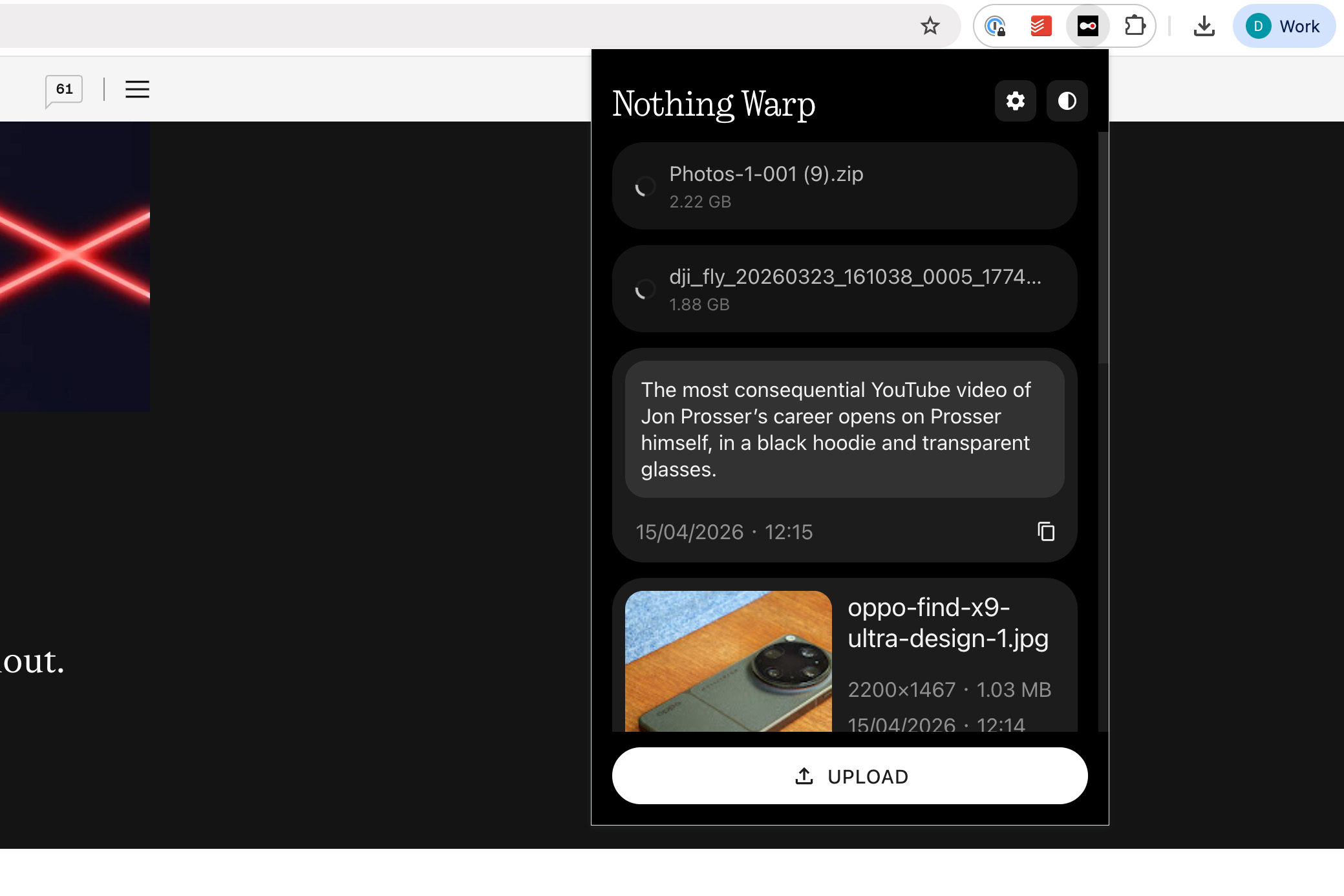 nothing-warp-chrome-extension