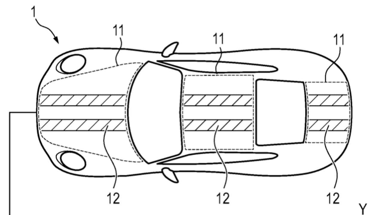 Porsche's Disappearing Racing Stripes Patent