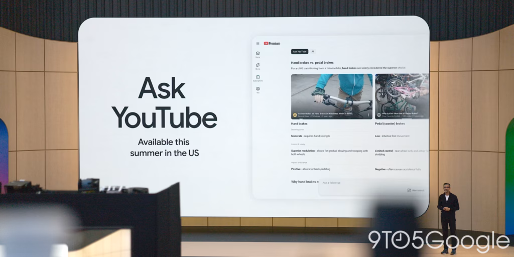 YouTube оновлює пошук з 'Запитай YouTube' та додає Gemini Omni для реміксів