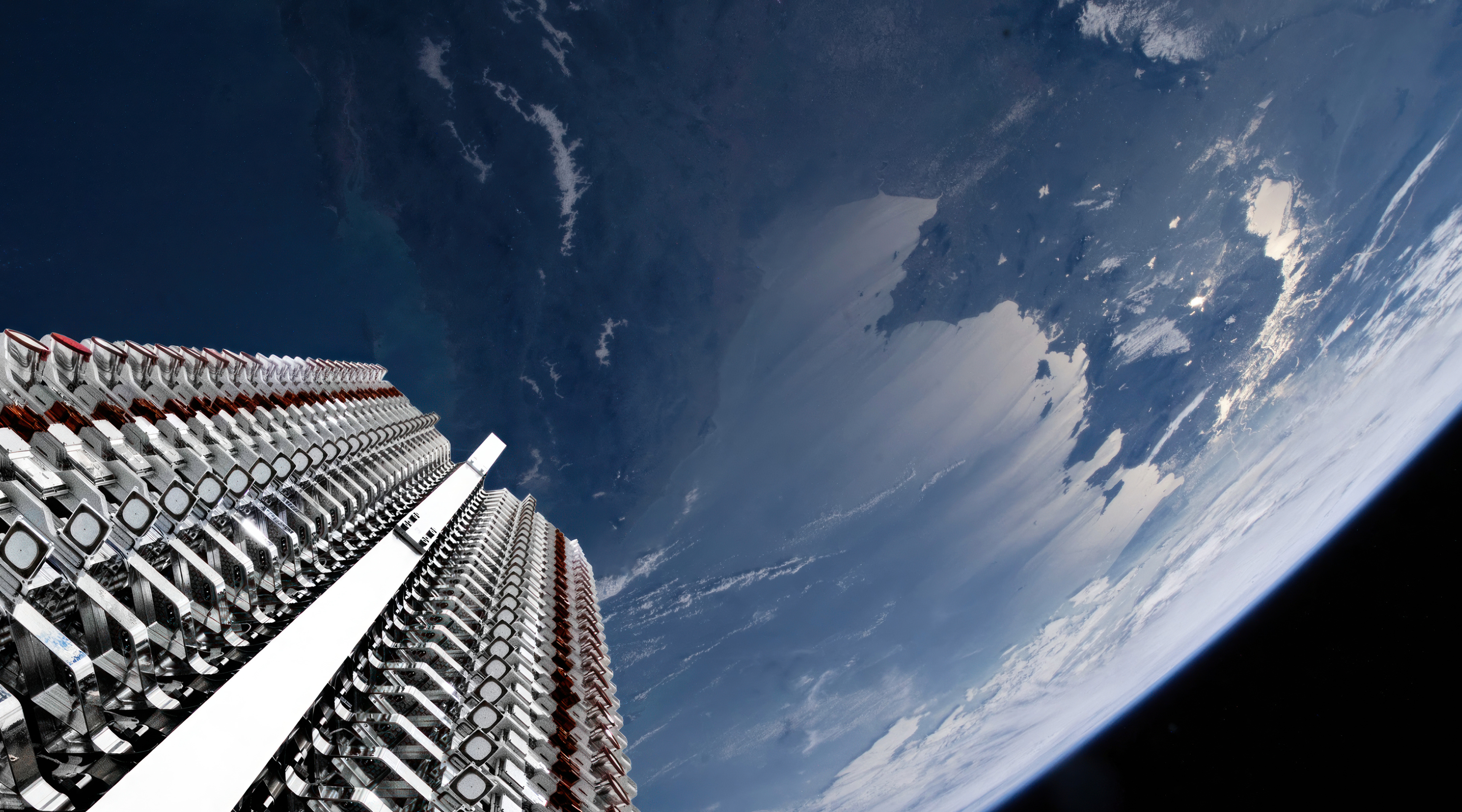 SpaceX Starlink in Space