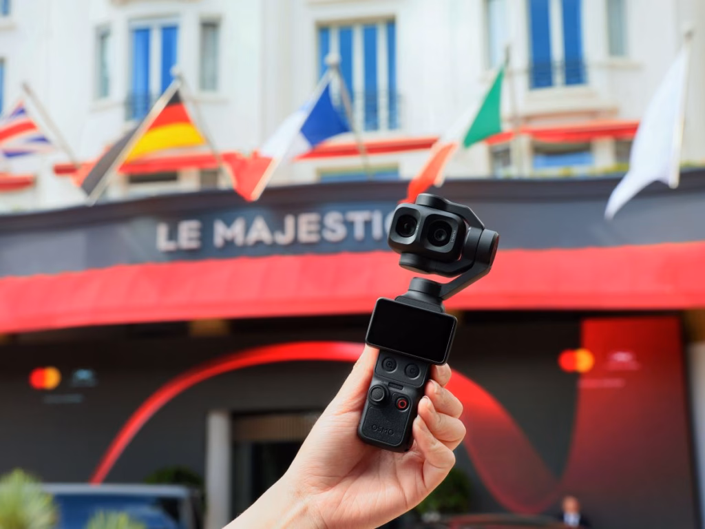 DJI представила нову кінематографічну камеру Pocket 4P на Каннському фестивалі