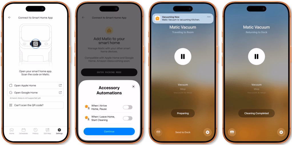 Siri та Apple Home можуть керувати пилососом Matic: ось як це працює