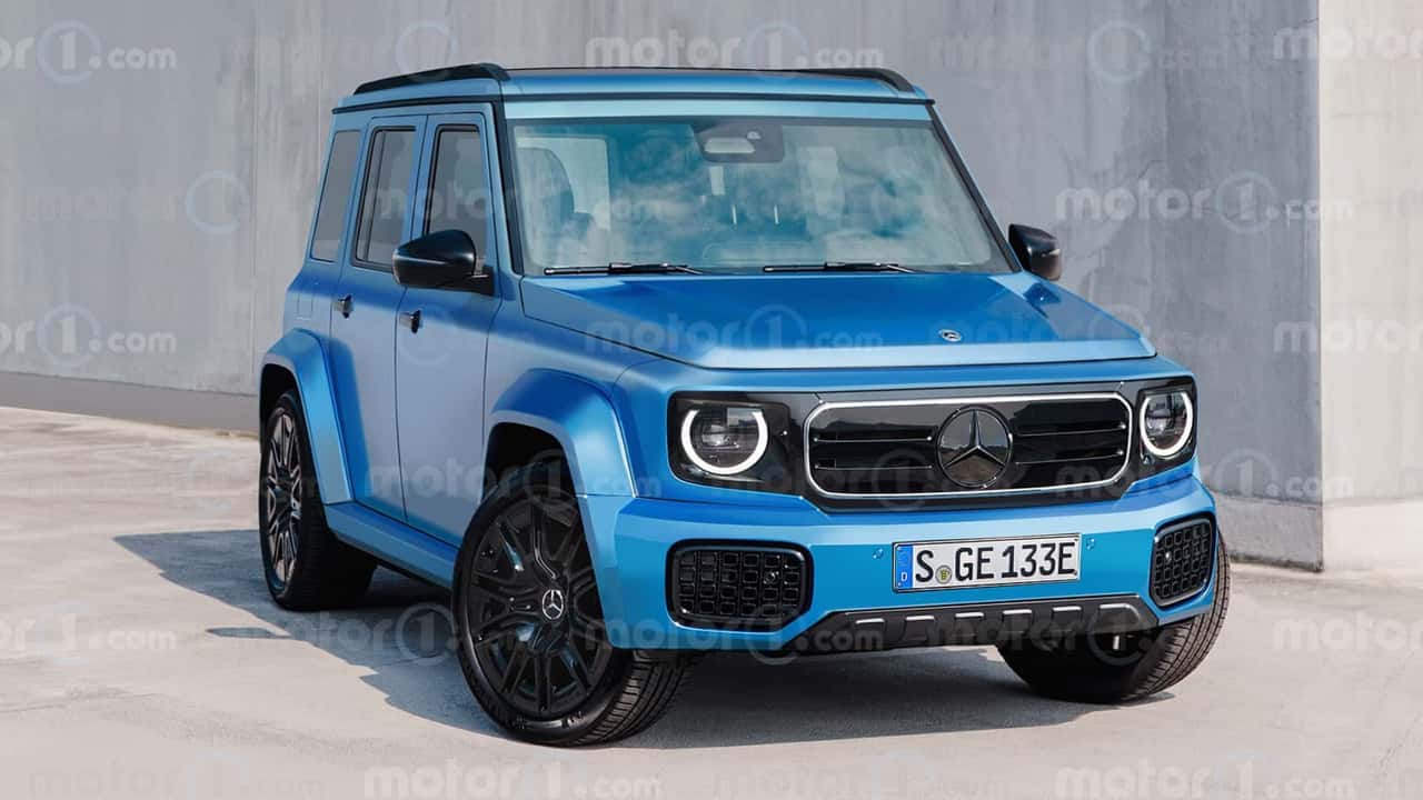 Mercedes-Benz Baby G-Class Rendering By Motor1