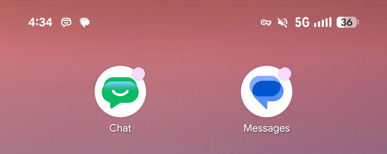 Нова іконка Google Chat