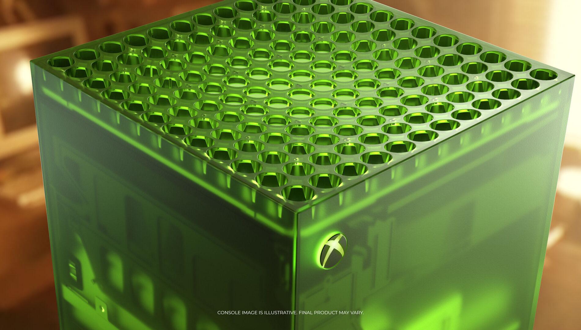 Верхня частина Xbox 25-річної ювілейної версії.