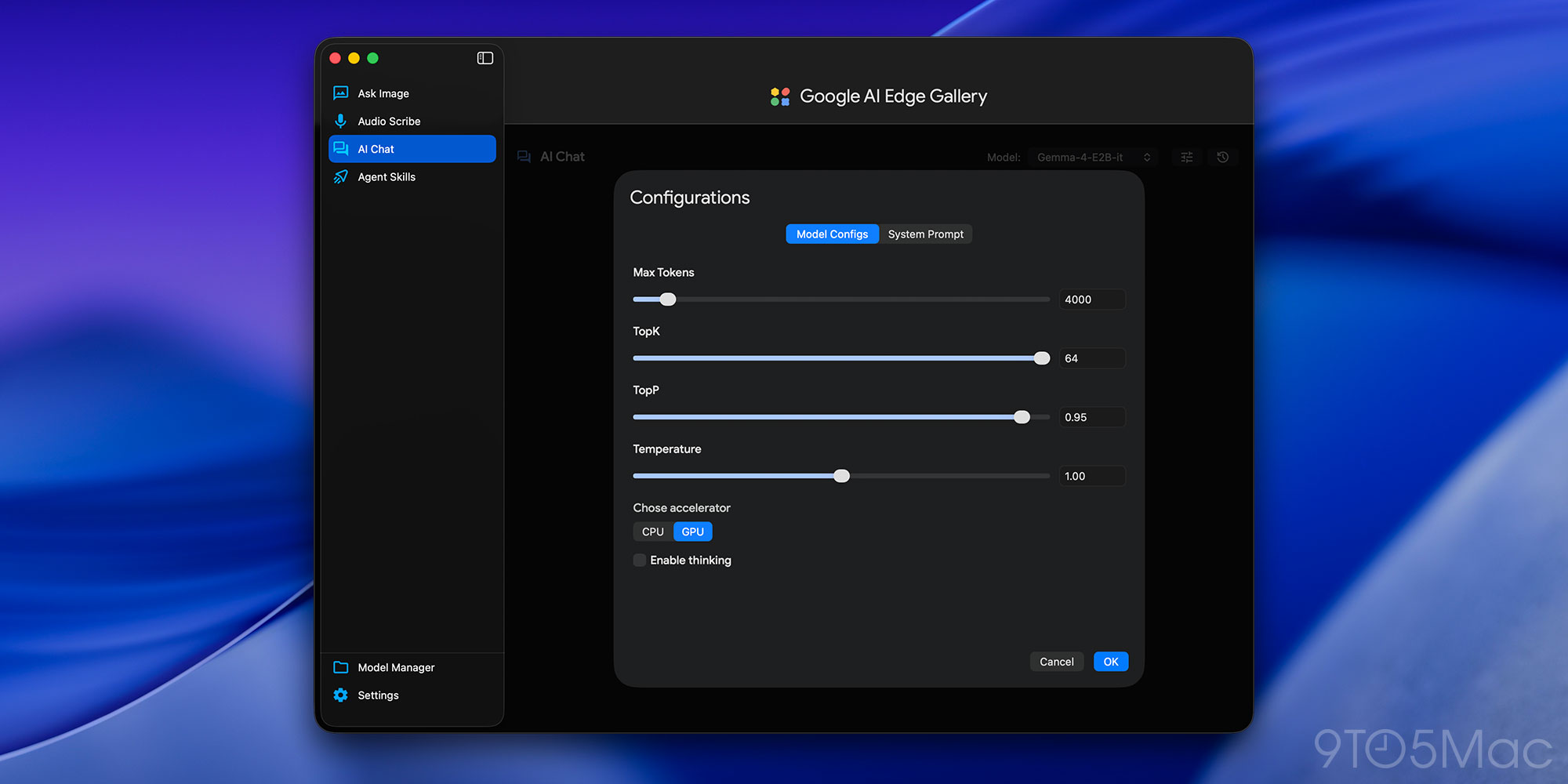 Google AI Edge Gallery