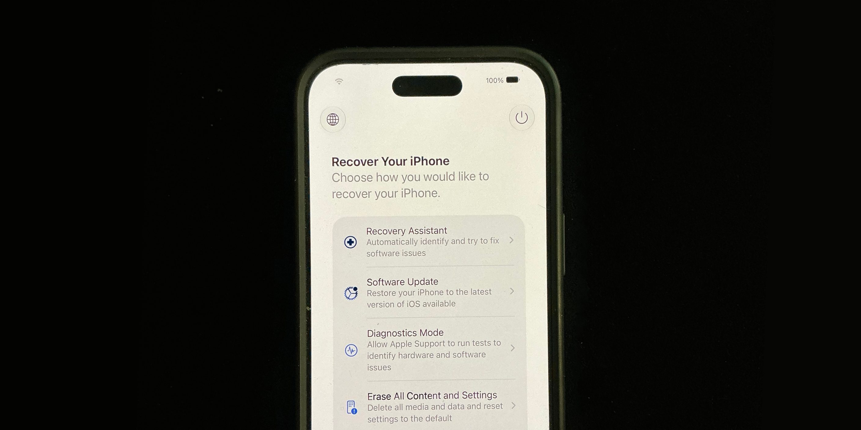 iOS 27 Recovery Mode