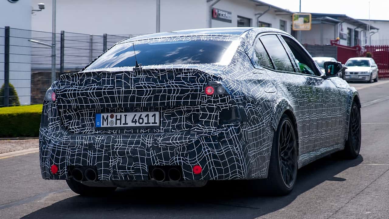 2028 BMW M3 G84 camouflaged prototype