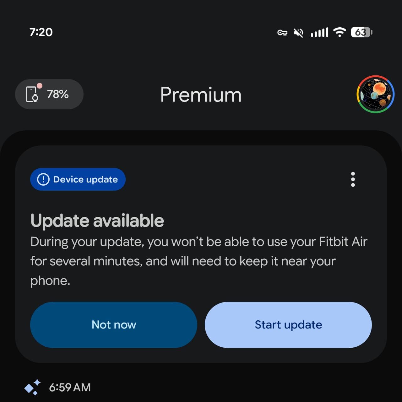 Fitbit Air оновлення 1