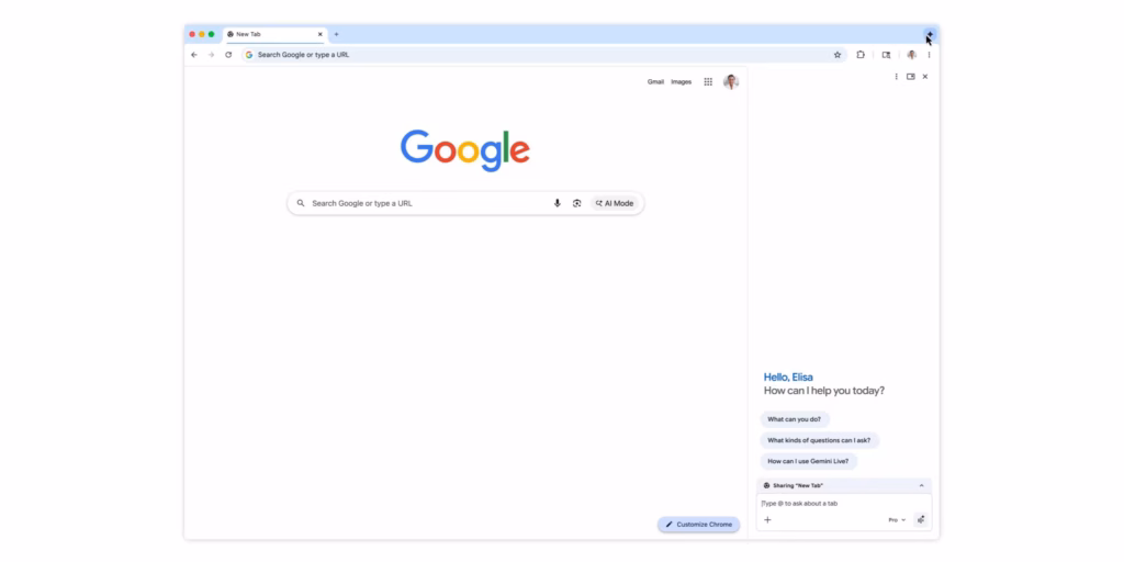 Gemini в Chrome: запуск у Великій Британії Gemini в Chrome: запуск у Великій Британії