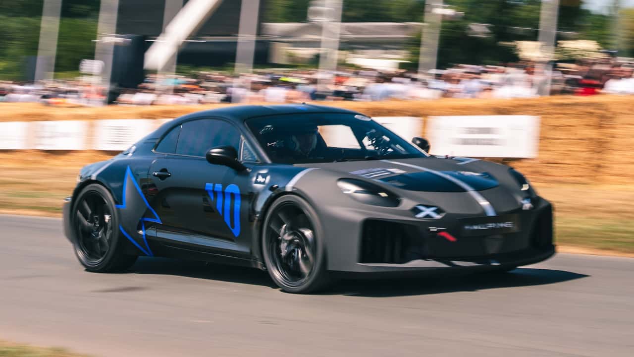 Alpine A110 EV Prototype Goodwood