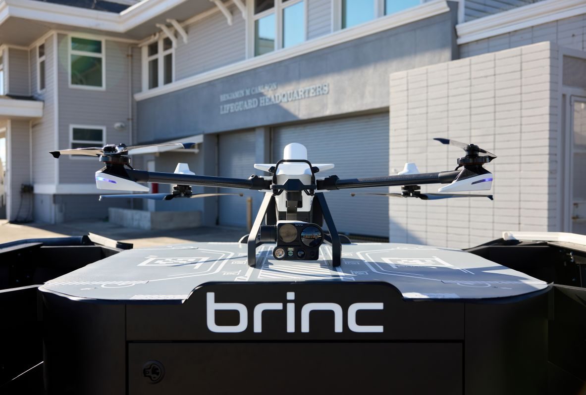 brinc 911 new drone guardian fundraising valuation motorola