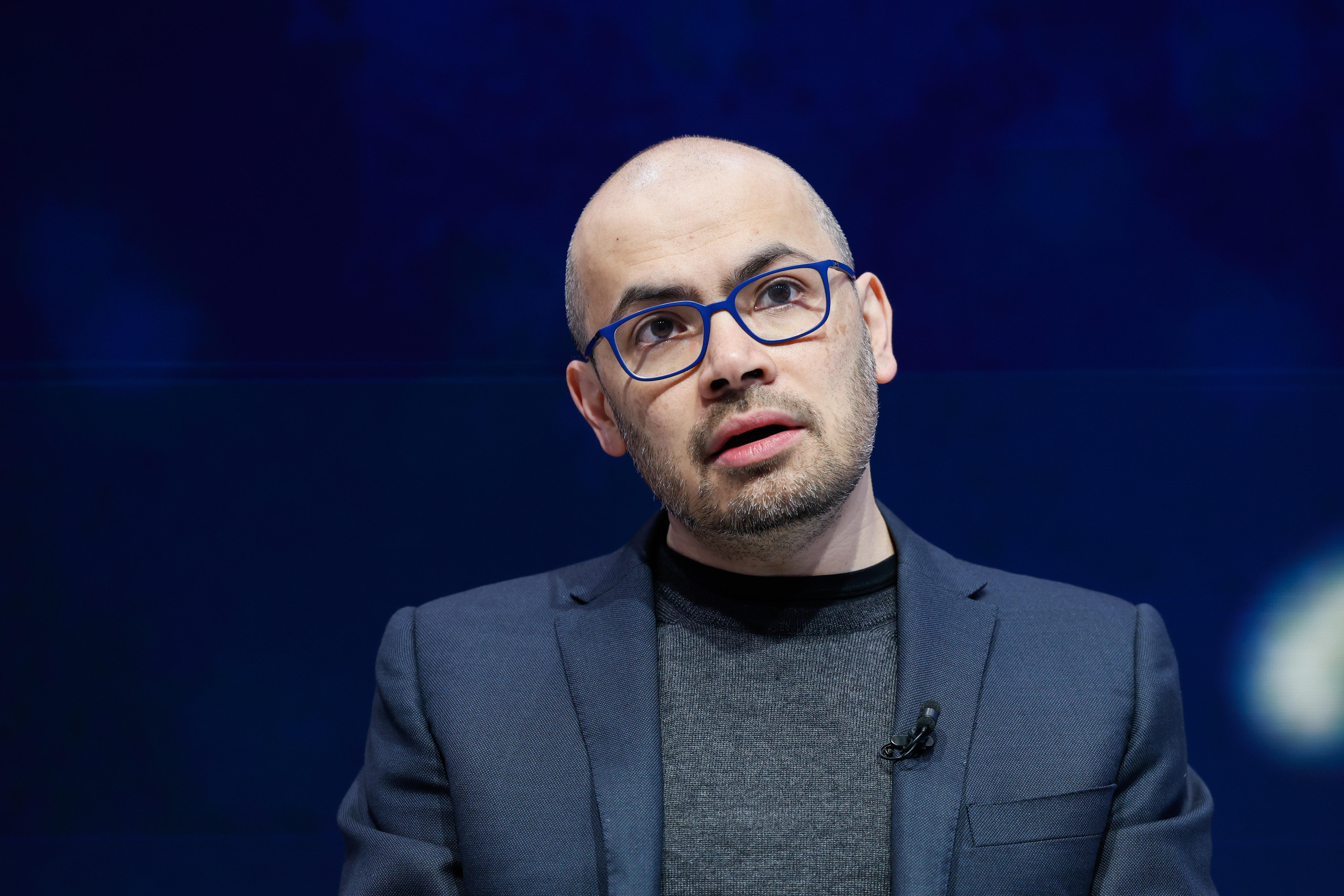 Деміс Хассабіс на Всесвітньому економічному форумі в Давосі, Швейцарія.